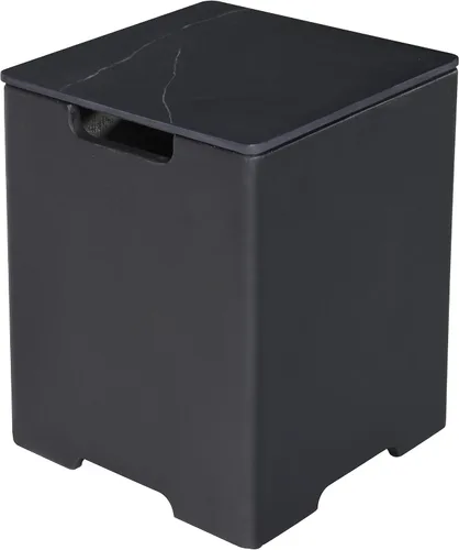 Miniatura 15 de AMS Fireplace Cubierta para tanque de propano de 20 libras Elementi (Cilindro liso - Negro) GFRC, color negro, forma redonda, tamaño - 15.7 x