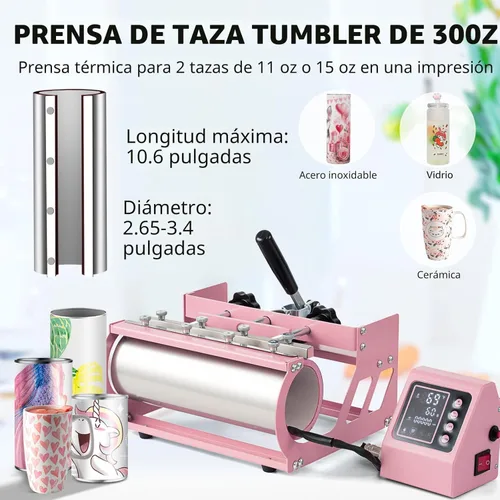 Miniatura 3 de Hitgrand Prensa de calor de 12 x 15 pulgadas, máquina de prensa de calor para camisetas, prensa de calor 8 en 1 con prensa de vaso de 30 onzas