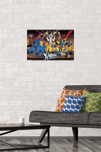 Miniatura 2 de Trends International Marvel Comics - Póster de pared de grupo de The X-Men, 14.725 x 22.375 pulgadas, versión premium sin marco