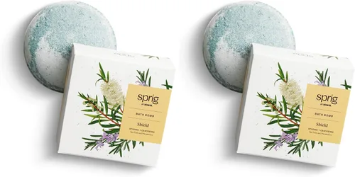 Miniatura 12 de Sprig by KOHLER - Bomba de baño de manzanilla + té verde, hipoalergénica, fabricada con ingredientes botánicos naturales e ingredientes de primera