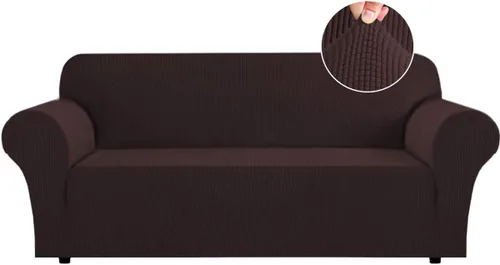 Miniatura 65 de Funda para futón Flamingo P de gran elasticidad sin brazos - Funda para sofá futón de tamaño completo y queen, de jacquard suave y grueso