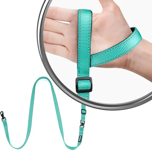Miniatura 9 de Correa antideslizante para perro, correa y collar de entrenamiento resistente sin tirones con antienredos, mango acolchado e hilo reflectante