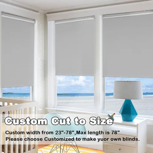 Miniatura 4 de Persilux Persianas Enrollables para Ventana Persianas sin Cordones para Ventana 100% Opacas Persianas Enrollables Protección UV Persianas de Ahorro