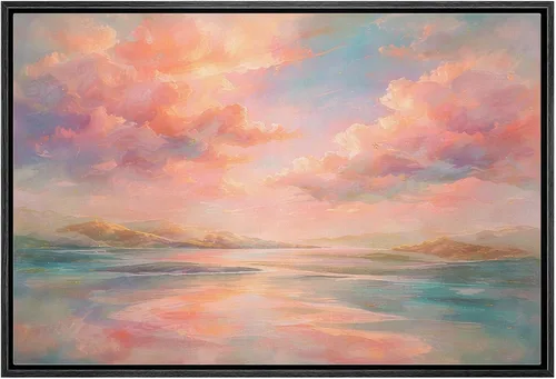 Miniatura 35 de SIGNLEADER Lienzo enmarcado para pared, lienzo de caballo blanco y negro, arte de pared para oficina en casa, 16 x 24 pulgadas, negro