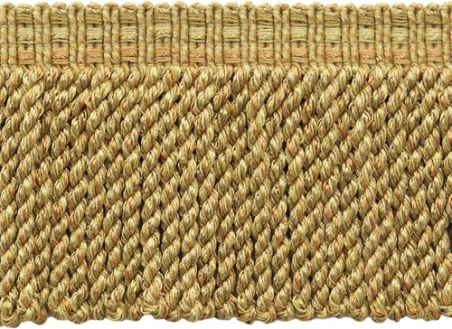 Miniatura 14 de Colección Veranda de 3" (7.5 cm) de largo, borde de flecos de lingote de punto (BFV3), beige rojo cosecha multicolor #VNT21