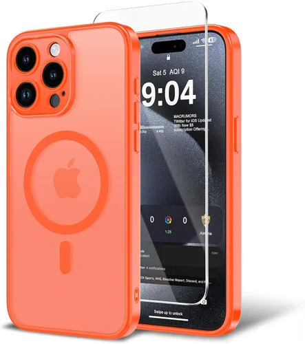 Miniatura 81 de Funda para iPhone 11 con protector de pantalla, compatible con MagSafe, ultra delgada, translúcida, mate, a prueba de golpes, color negro
