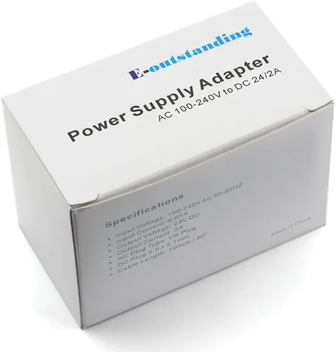 Miniatura 2 de E-outstanding Adaptador de fuente de alimentación de 24V 2A DC 100-240V AC a 24V DC Transformador de potencia