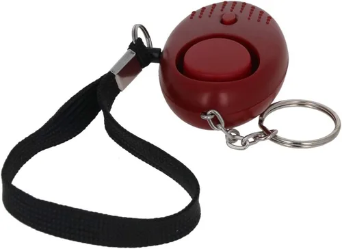 Miniatura 4 de Bettomshin - Paquete de 4 alarmas personales de sonido seguro, llavero de alarma de seguridad personal de 130 dB con luces LED, alarma de seguridad