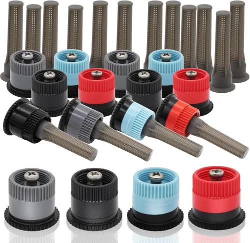 16 cabezales de rociadores emergentes de repuesto de boquilla de arco variable para cazador, RainBird, boquilla de riego ajustable, cabezales de