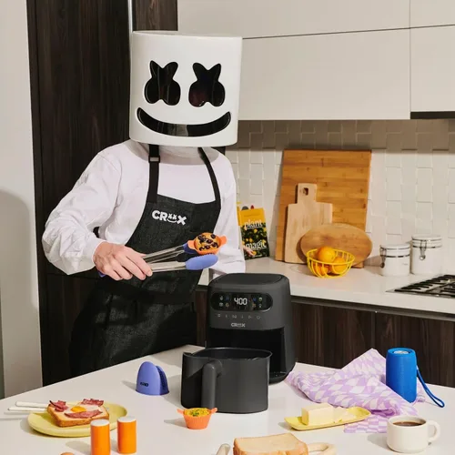 Miniatura 3 de CRUX x Marshmello - Freidora de aire digital de 3.0 cuartos de galón con tecnología TurboCrisp, control de temperatura de pantalla táctil