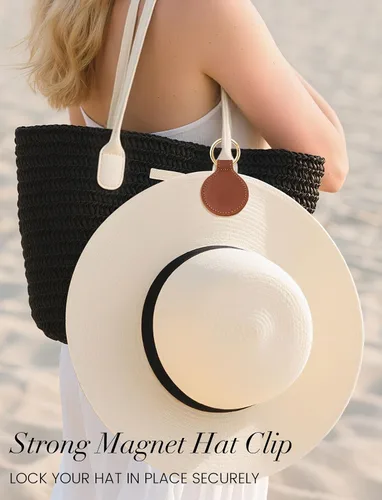 Miniatura 68 de Niveaya Clip magnético para sombrero para viajar en la bolsa, gancho de almacenamiento magnético, accesorio esencial de viaje de vacaciones