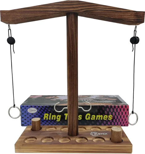 Miniatura 5 de Board Games for Indoor/Outdoor Family & Party Fun - Ring Toss Game Set with Easy Assembly, Perfect for Halloween Games, Thanksgiving, Christmas