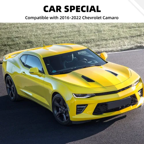 Miniatura 6 de Cubierta lateral de panel de palanca de cambios de fibra de carbono para Chevrolet Chevy Camaro 2016-2026, accesorios interiores