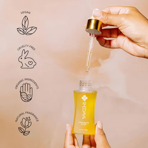 Miniatura 9 de Shedavi Sérum icónico vegano para el cabello con botánicos - Tratamiento de crecimiento para mujeres y hombres, cabello seco y dañado y cuero