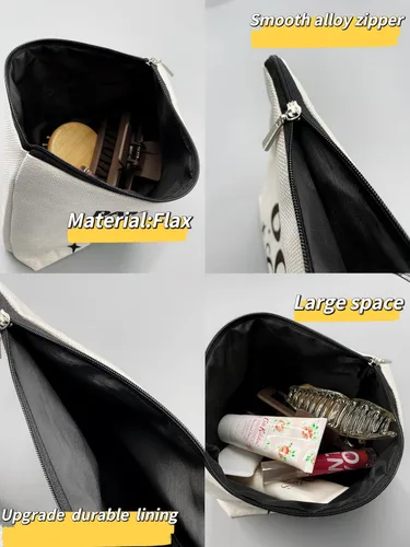 Miniatura 6 de Bolsa de maquillaje de regalo de Pug, regalos de pug para los amantes de los pug, divertida bolsa de maquillaje de Adivina lo que es Pug, regalos