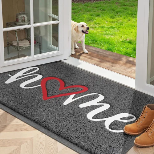 StepLively Tapete para Puerta Tapetes de Bienvenida para el Hogar Exteriores e Interiores, Resistente de Bajo Perfil Antideslizante Duradero Tapete