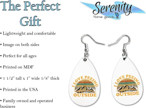 Miniatura 25 de Van Gogh - Juego de aretes colgantes divertidos Lindos aretes de joyería para niñas y mujeres Impresión de doble cara Regalo de cumpleaños