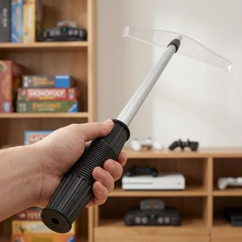 Miniatura 3 de ibasenice Rake telescópico de la viruta del póker que recoge la barra 27 pulgadas Metal plástico poker Chip colector para juegos y uso doméstico