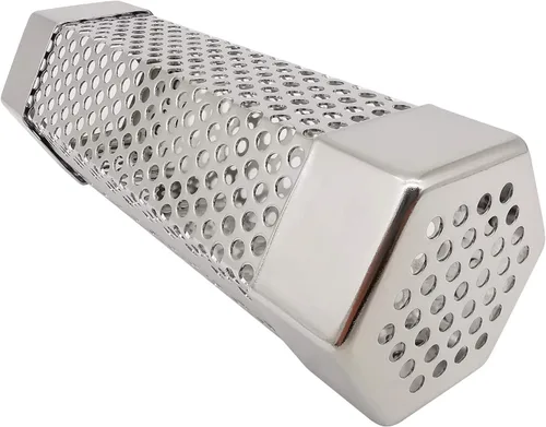 Miniatura 3 de Caja de tubo de humo para parrilla de pellets, tubo generador de ahumador frío de acero inoxidable 304, 2.5 horas de ahumado en caliente o frío