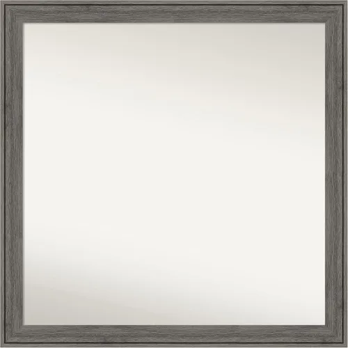 Miniatura 135 de Amanti Art Espejo personalizado, espejo de baño gris plomo a rayas, espejo de pared o espejo de tocador de baño sobre el fregadero