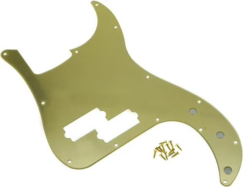 Miniatura 8 de KAISH: Golpeador de 13 agujeros estilo P Bass, placa de rasguño para bajo PB, rejilla negra/blanca para Fender Precision Bass de EE. UU./México