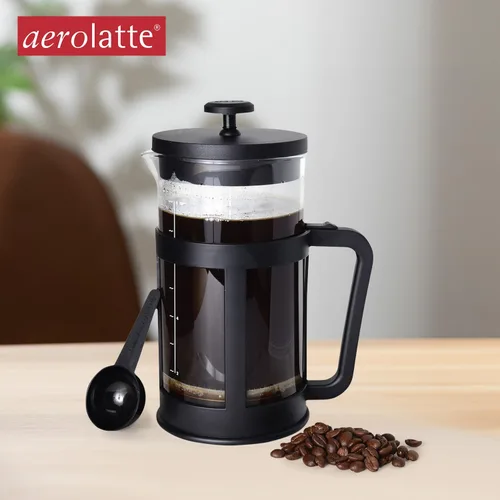 Miniatura 5 de aerolatte Essentials - Cafetera de prensa francesa, prepara 5 porciones, 34 onzas