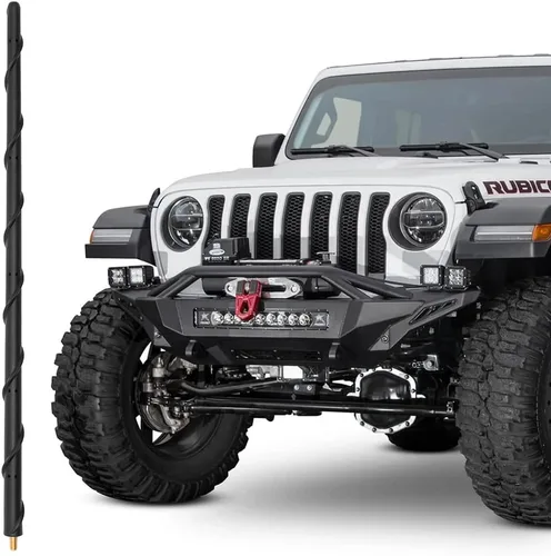 Miniatura 5 de Antena para Jeep Wrangler 2007-2024, Gladiator, Sport 4xe, Willys, Rubicon, Sahara, Mojave, accesorios para Jeep Wrangler y Gladiator, antena