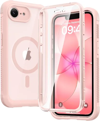 Miniatura 169 de Diaclara Funda diseñada para iPhone 16, mejorada [protección completa de la cámara], carcasa resistente de cuerpo completo con protector de pantalla