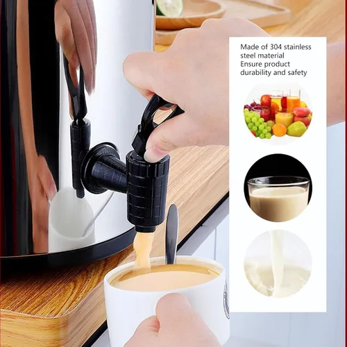 Miniatura 3 de Dispensador de bebidas aislado, dispensador de bebidas frías y calientes, dispensador de bebidas frías y calientes de acero inoxidable 304