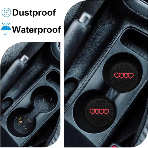 Miniatura 4 de Paquete de 2 posavasos de 2.75 pulgadas para Audi Jeep, Toyota, Honda, Ford, Chevy, GMC, Dodge, Subaru, Cadillace, Kia, Hyundai, Volkswagen, BMW