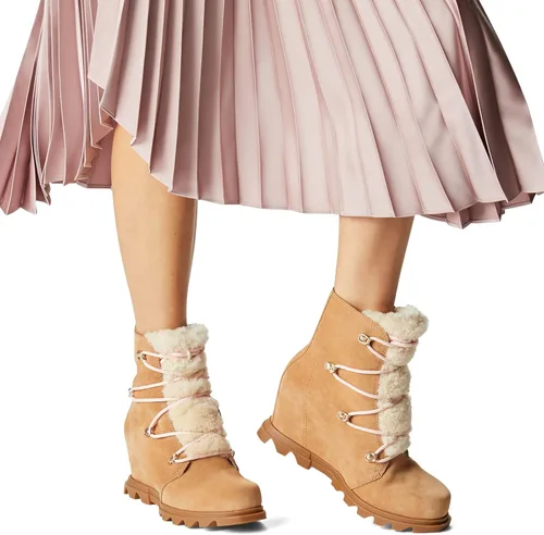 Miniatura 6 de SOREL Joan of Arctic Wedge III - Botas de cuña de gamuza impermeables para mujer