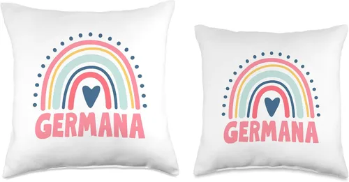 Miniatura 3 de Idea Regalo Personalizzata con Nome Gifts Idea Germana Name Custom Woman Myth Legend - Almohada para fiesta de cumpleaños, 16 x 16 pulgadas