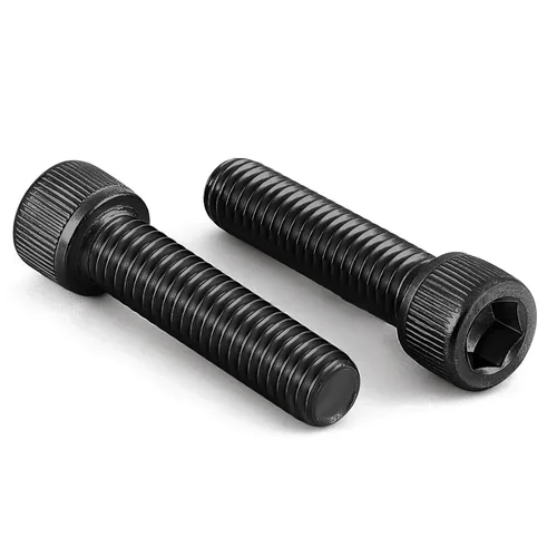 Miniatura 10 de Tornillos de cabeza hueca M6 x 0.787 in (0.315 in a 3.937 in disponibles), acero aleado grado 12.9 óxido negro, unidad de enchufe Allen, rosca