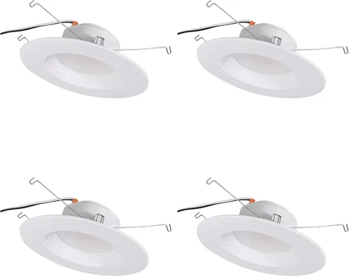 Miniatura 6 de LEDVANCE Kit de lámpara empotrable LED RT4 de 4 pulgadas, reemplazo de 50 W, base mediana E26, color blanco, 1 unidad (paquete de 1)