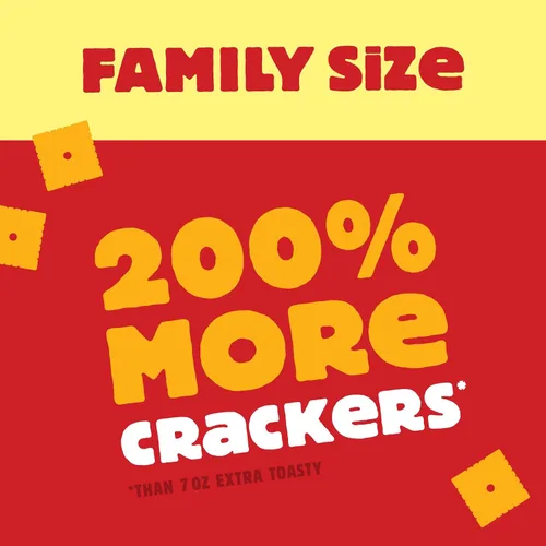 Miniatura 8 de Cheez-It Galletas de queso, galletas horneadas, aperitivos de oficina y niños, extra tostados, caja de 21 onzas (1 caja)