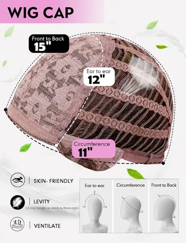 Miniatura 6 de HAIRCUBE Pelucas largas onduladas para mujer, peluca de pelo sintético para uso diario