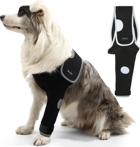 Miniatura 7 de Traje de recuperación para perros, alternativa al cono médico, manga de recuperación de perro resistente a la abrasión, lavable de 0.118 pulgadas