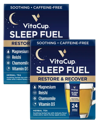 Miniatura 11 de VitaCup Paquetes instantáneos de té verde, mejora la energía y la desintoxicación con matcha, moringa, vitaminas B, D3, fibra, keto, paleo, vegano