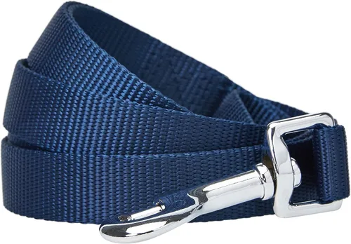 Miniatura 37 de Blueberry Pet Essentials - Correa de perro azul cambray para perros medianos - 5' * 3/4" Correa de nailon resistente Correa ligera