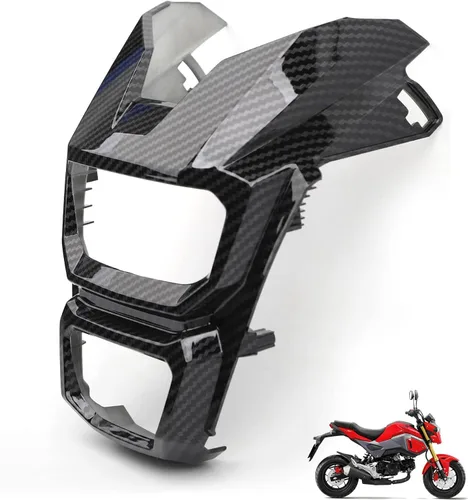 Miniatura 9 de Mokuo Funda de Velocímetro de Fibra de Carbono para Motocicleta Fit para Honda Grom Msx125 SF 2016-2020 Kit de Carenados Piezas