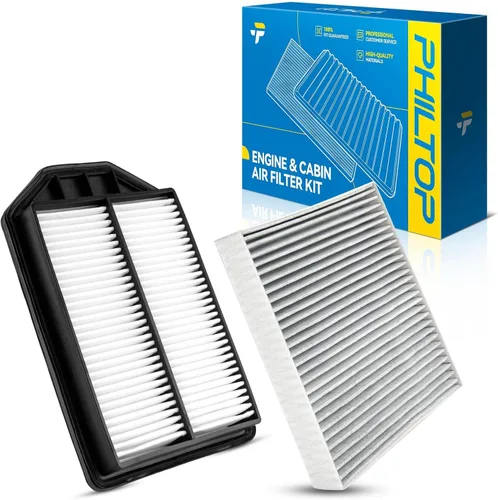 Miniatura 39 de PHILTOP Juego de filtros de aire para motor y cabina, compatible con Nissan Pathfinder, Murano, Maxima, Altima, INFINITI QX60, JX35, reemplazo