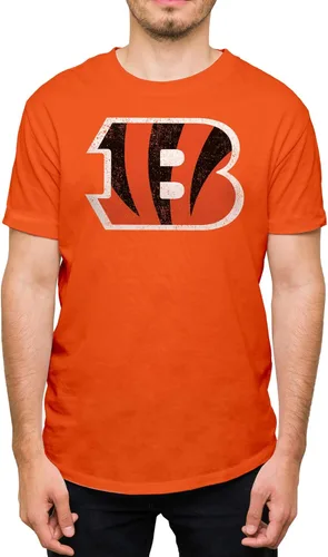 Miniatura 19 de Hybrid Sports NFL - Distressed Team Logo - Officially Licensed Adult Short Sleeve Fan Tee for Men & Women Los Angeles Rams - Azul real