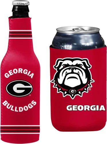 Miniatura 23 de College Team Color Logo Can & Bottle Holder Insulator Beverage Cooler Set