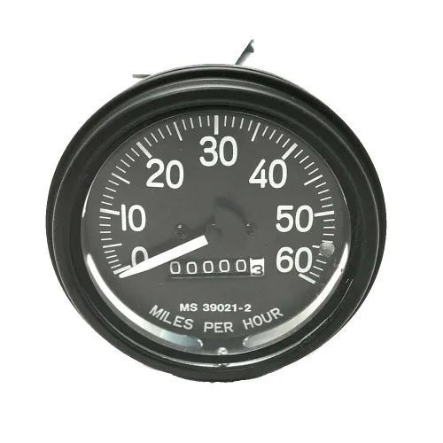 Federal Military Part - Indicador de repuesto para salpicadero de velocímetro, 0-60 mph, compatible con Humvee y todos los vehículos militares de