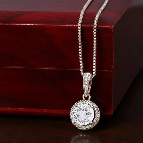 Miniatura 8 de Regalo Para Esposa Mi Alma Gemela Regalo Para Mujer Joya Collar Mensaje Personalizado Para Madre Joyería Para Mamá Regalo Aniversario De Matrimonio