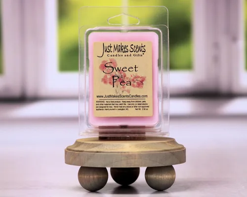 Miniatura 3 de Paquete de 2 – Cera perfumada de guisante dulce que se derrite por Just Makes Scents