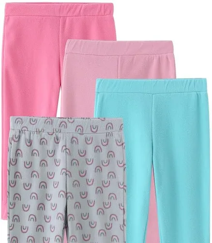 Miniatura 2 de GLASH Kids Toddler Girls Sweatpants, 4pcs Casual Heated Micro Fleece Pants
