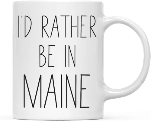 Miniatura 33 de Andaz Press Taza de café de 11 onzas, regalo con texto en inglés "I'd Rather Be in Alabama", 1 paquete, para estudiar en el extranjero, regalo