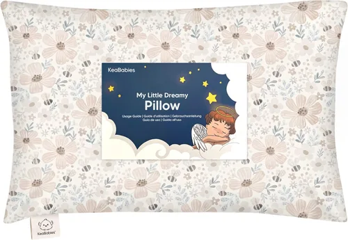 Miniatura 36 de KeaBabies - Almohada con funda para niños pequeños, almohada My Little Dreamy de 13 x 18 pulgadas (ABC Land)