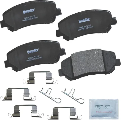 Miniatura 313 de Pastillas de freno delanteras cerámicas Bendix Priority1 CFC2302 para Hyundai Elantra 2021, Sonata 2022-2020, Kia K5 2023-2021